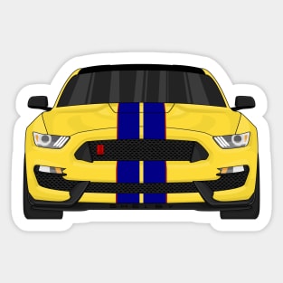 GT350R TRIPLE YELLOW Sticker